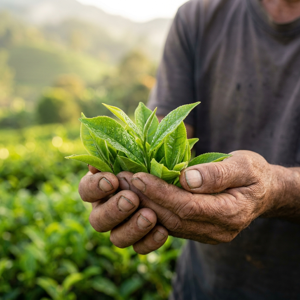 Fresh Tea Leaves